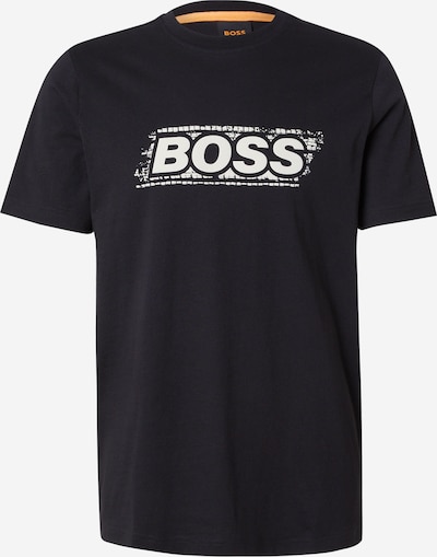 Marškinėliai 'Wheel' iš BOSS, spalva – juoda / balta, Prekių apžvalga