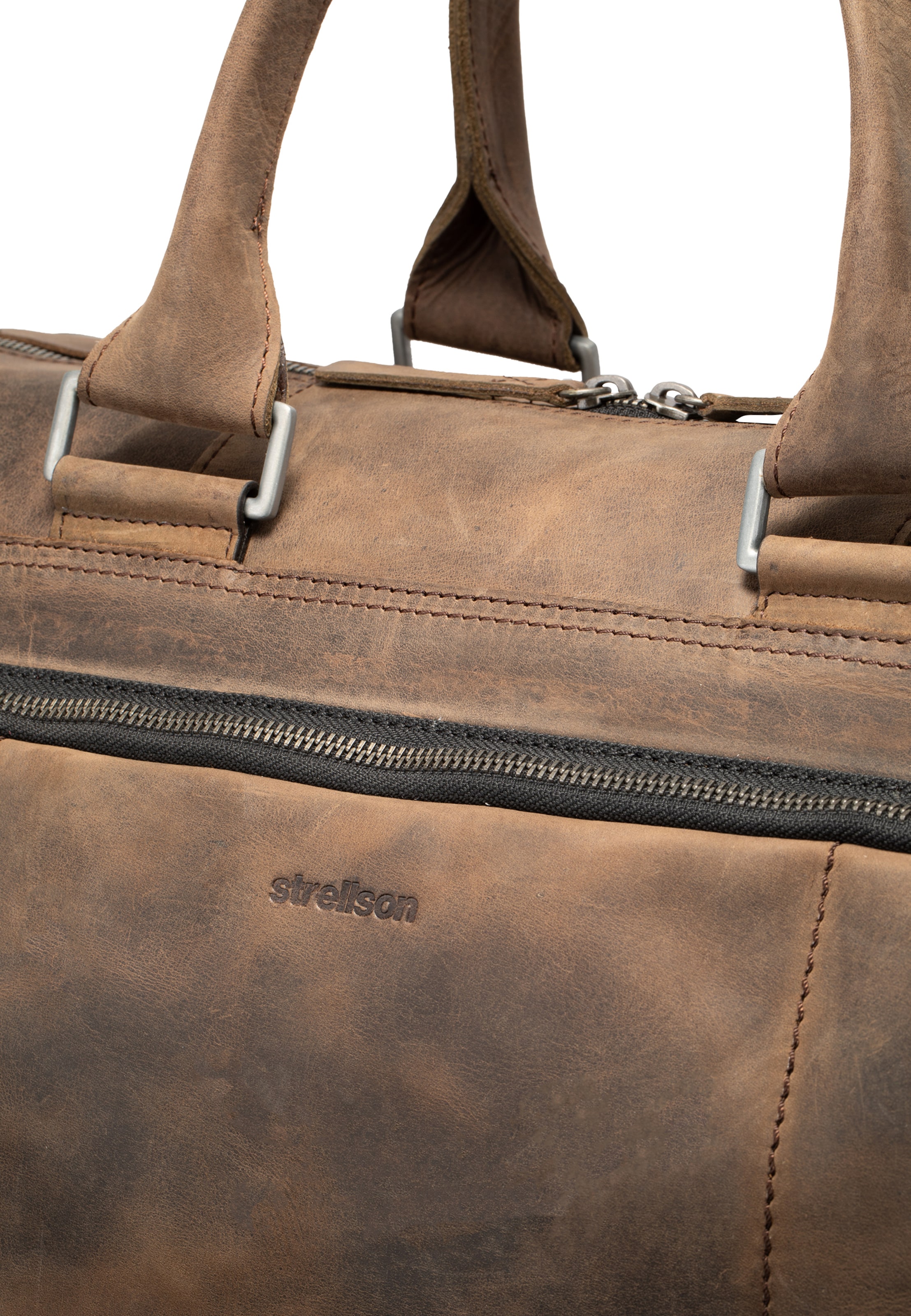 STRELLSON - Weekend bag 'West Ham Landon' em castanho
