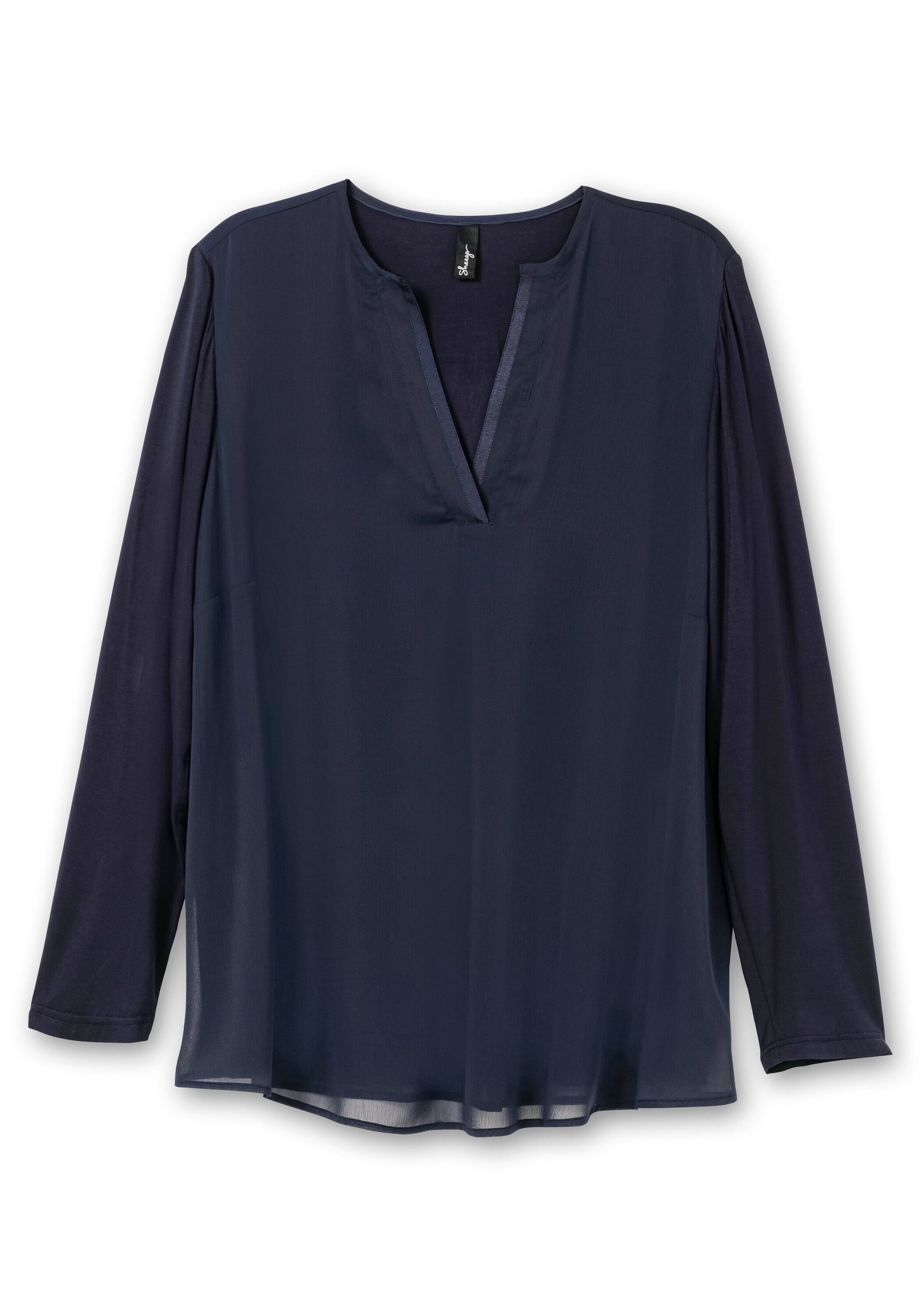 SHEEGO Tunika w kolorze niebieski: przód