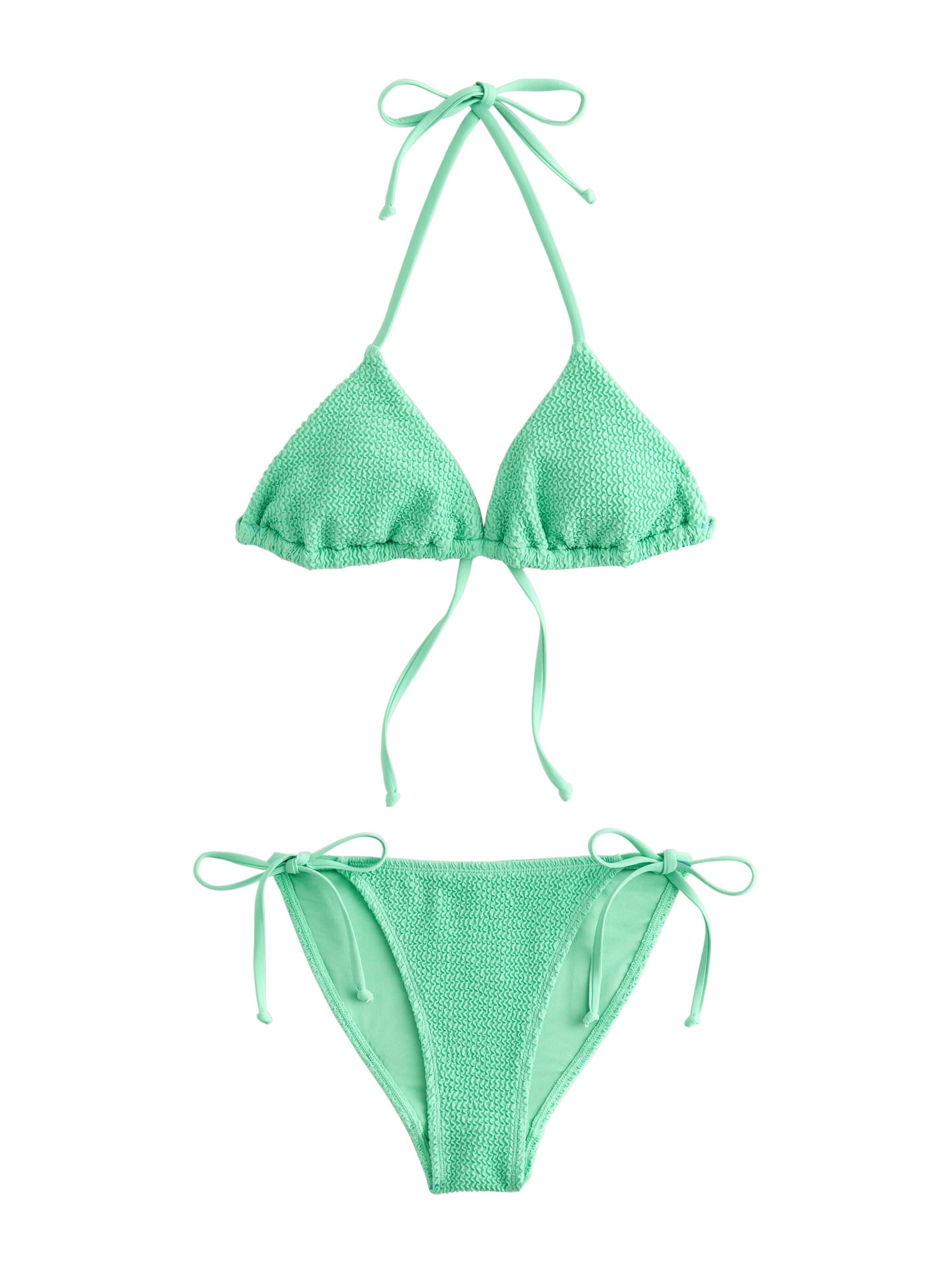 T-shirt Bikini di self. in verde: frontale