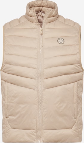 Gilet 'JJESprint' JACK & JONES en beige : devant