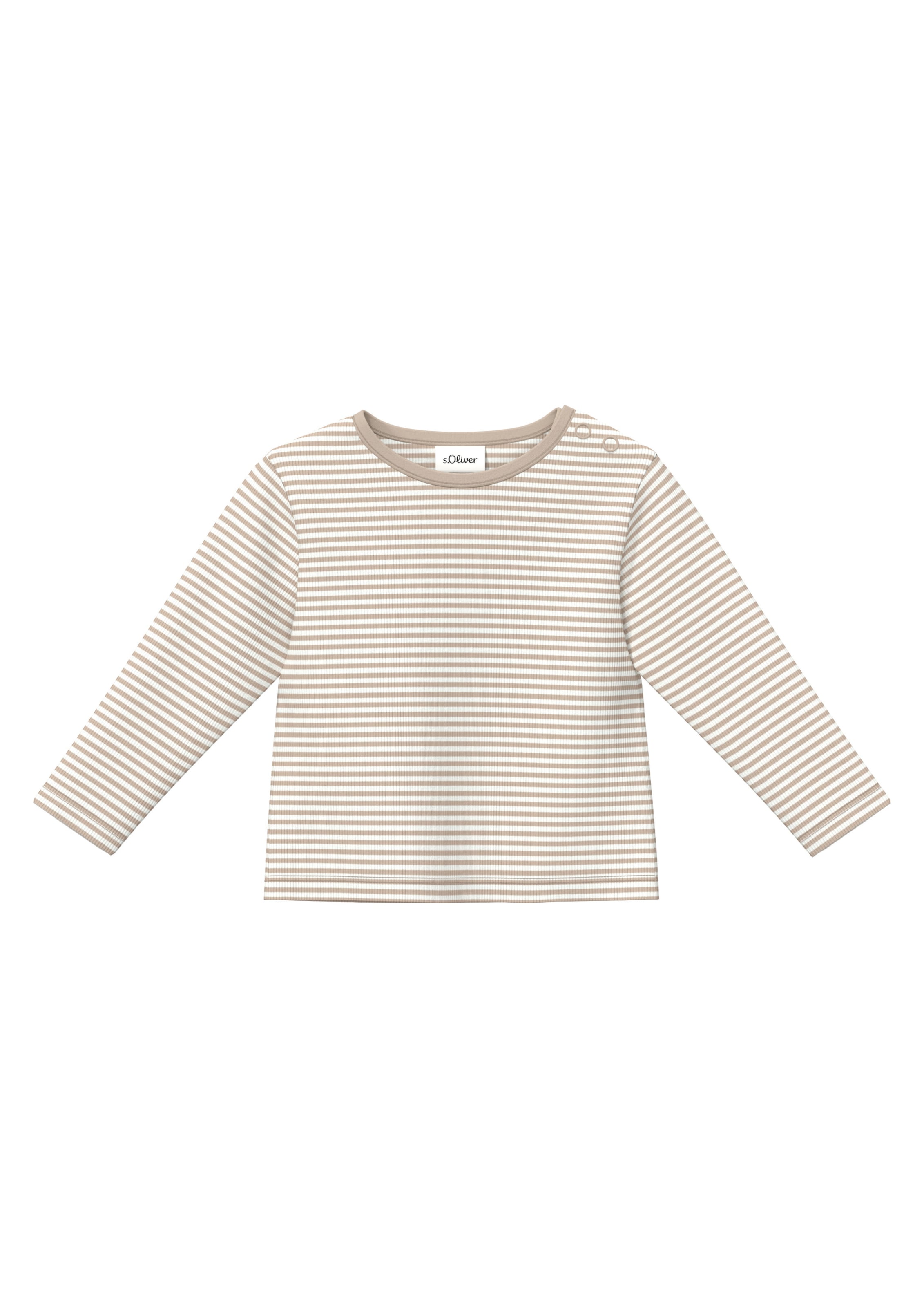 T-Shirt s.Oliver en beige : devant