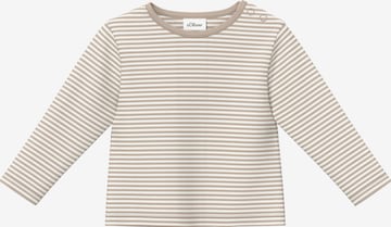 T-Shirt s.Oliver en beige : devant