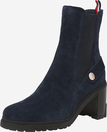 TOMMY HILFIGER Chelsea Boots in Blue: front