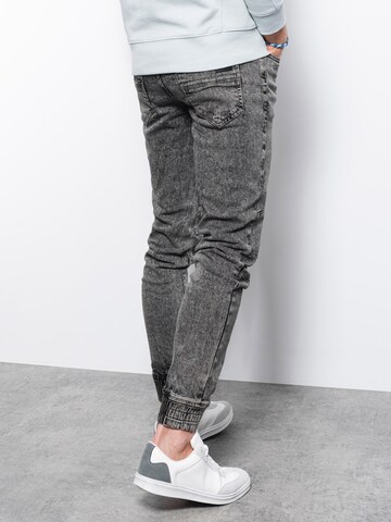 Ombre Tapered Jeans 'P1056' in Schwarz