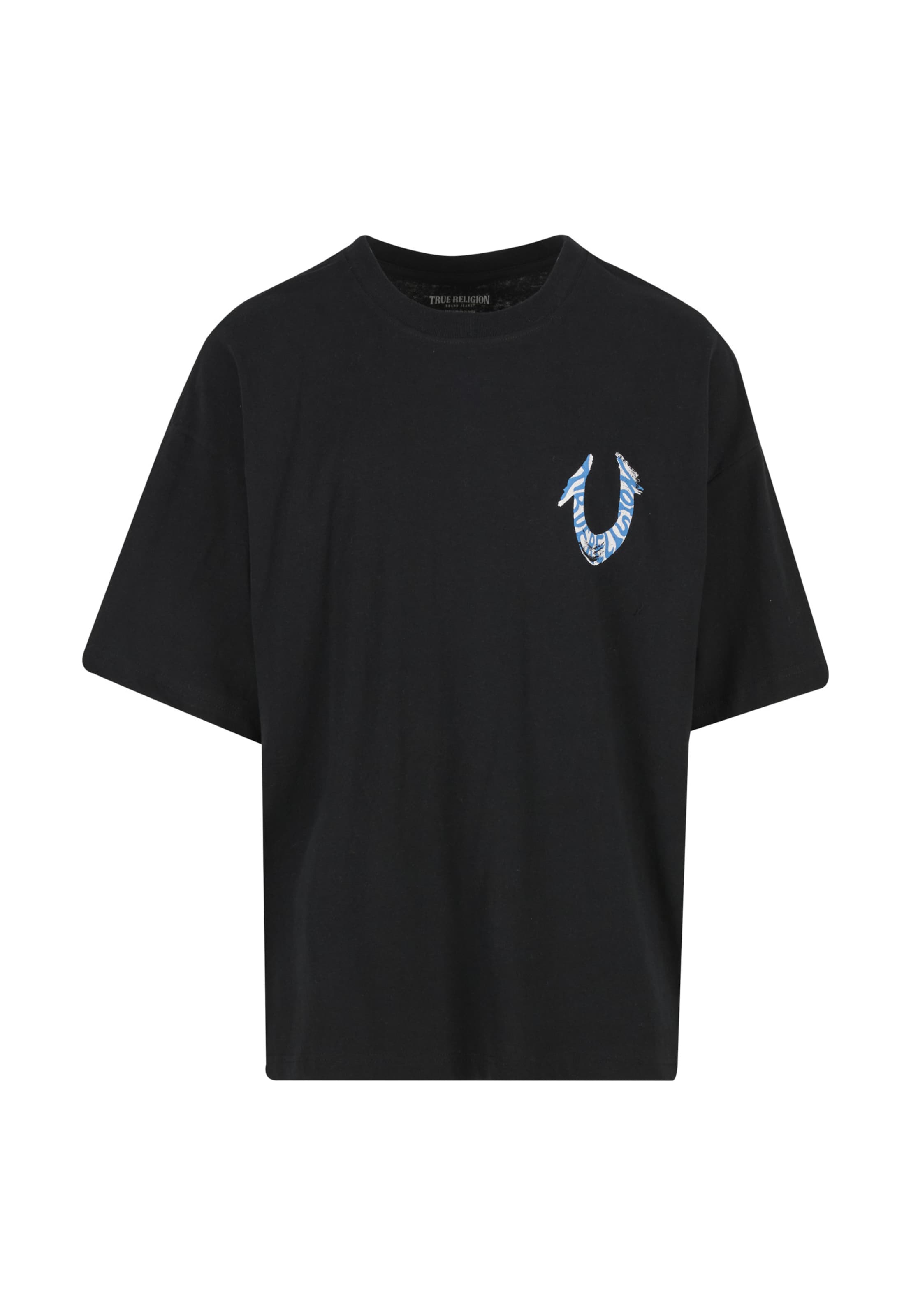 True Religion - Camiseta en negro: frente
