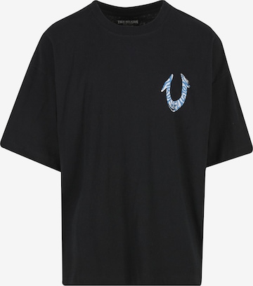 True Religion - Camiseta en negro: frente