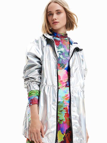 Desigual Jacke 'CHAQ ROCK' in Silber: predná strana