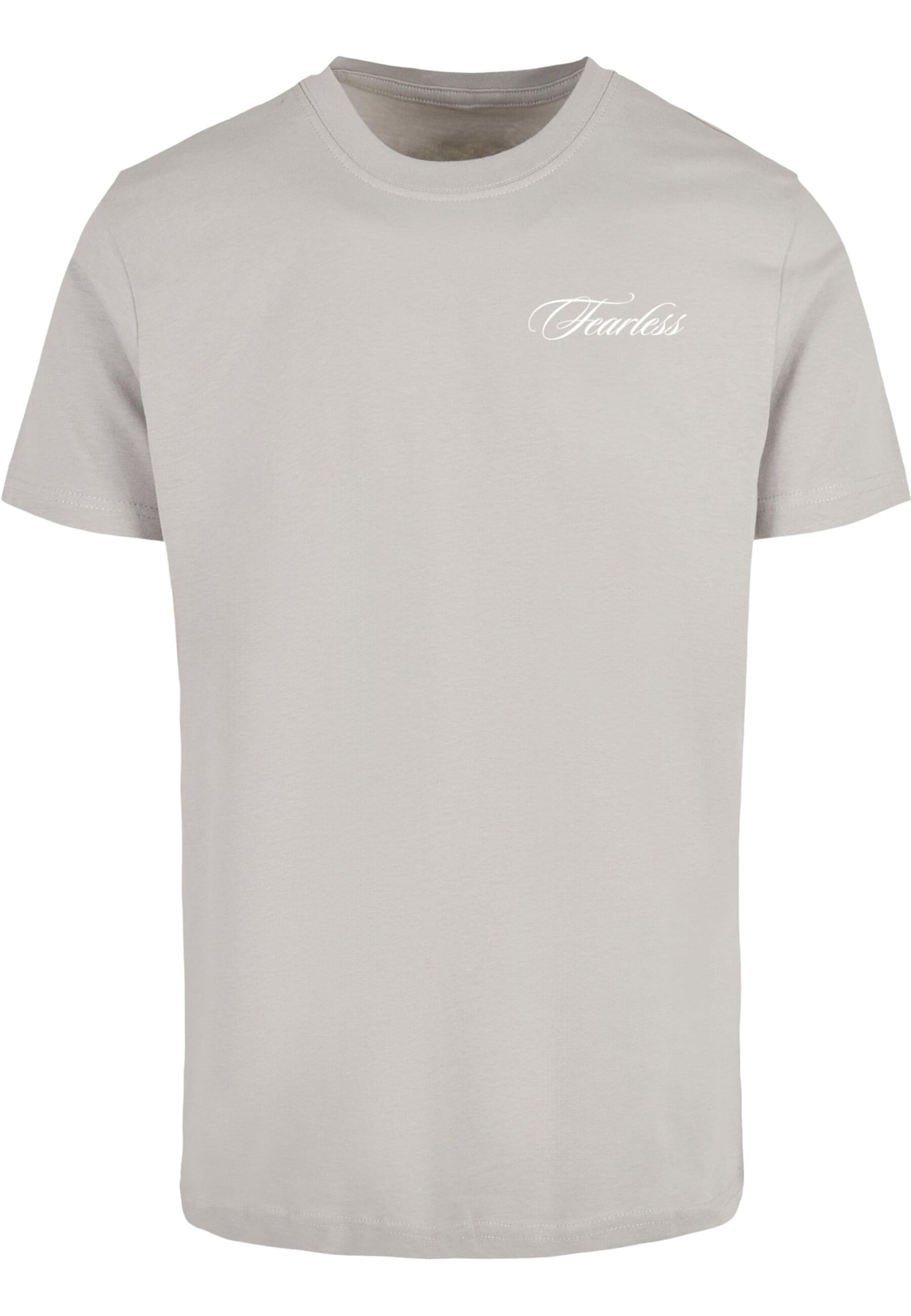 Mister Tee Футболка 'Fearless Crow' в Серый: спереди