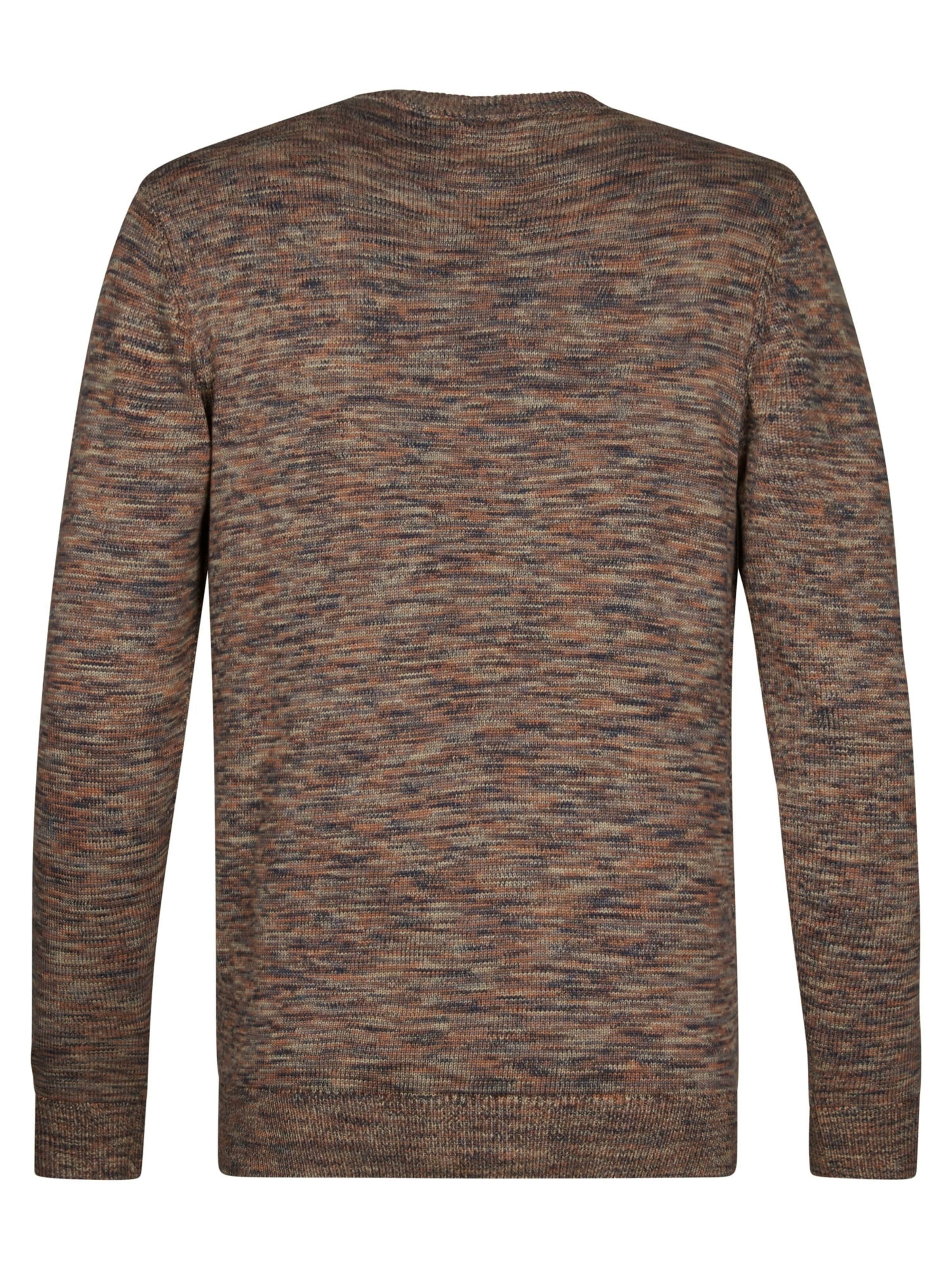 Pull-over PETROL en marron