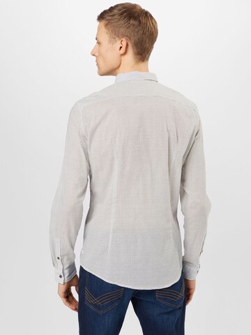 Coupe regular Chemise TOM TAILOR en blanc