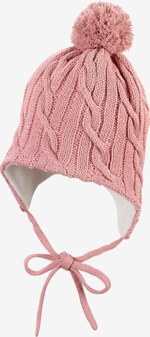 STERNTALER Beanie in Pink: front