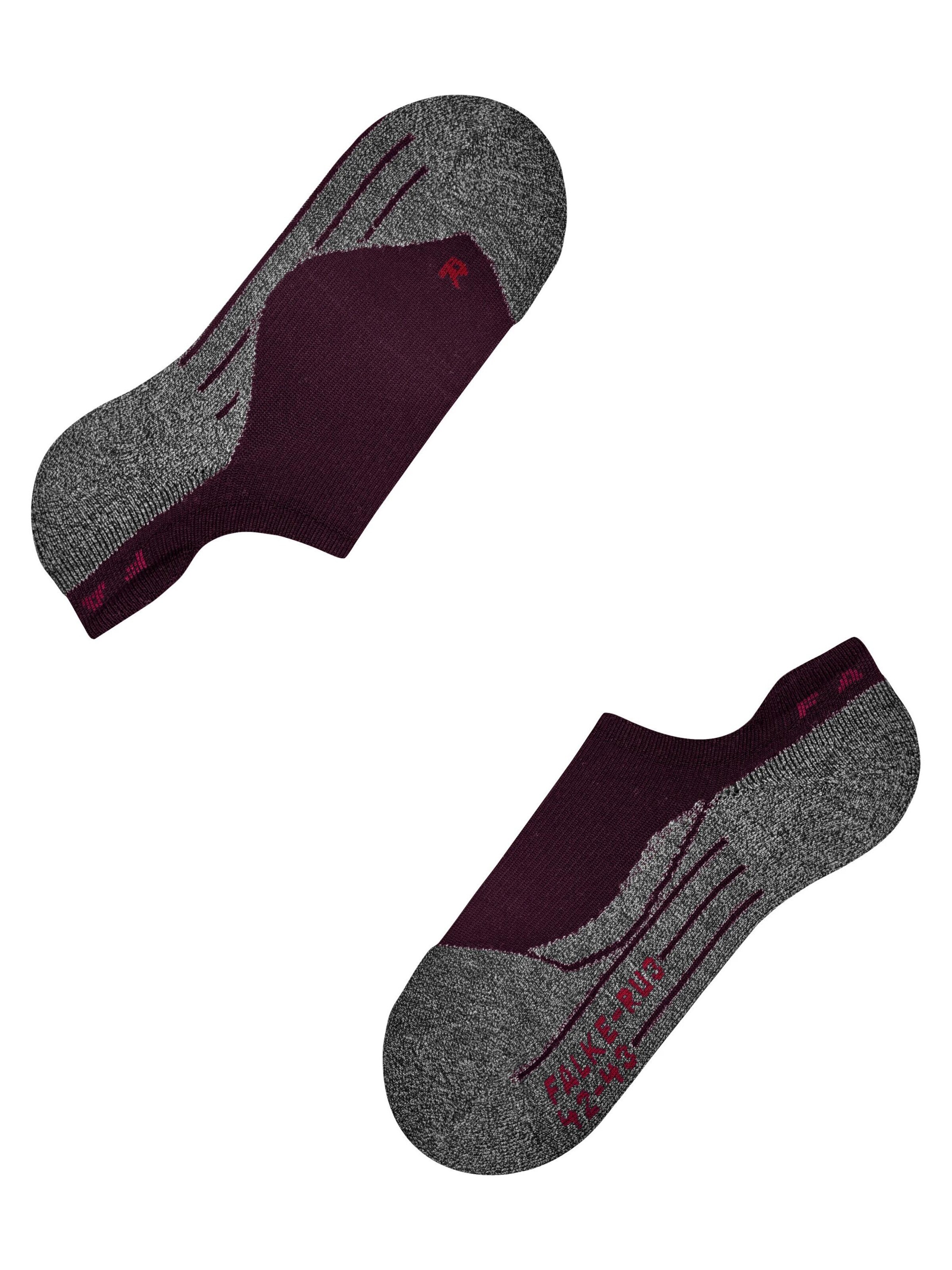 FALKE Athletic Socks 'RU3 Comfort Invisible' in Purple