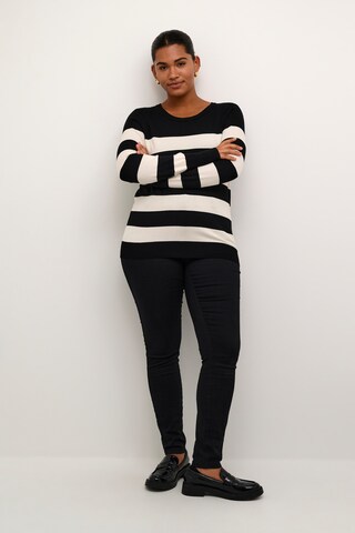 KAFFE CURVE Sweater 'Lizzy' in Black