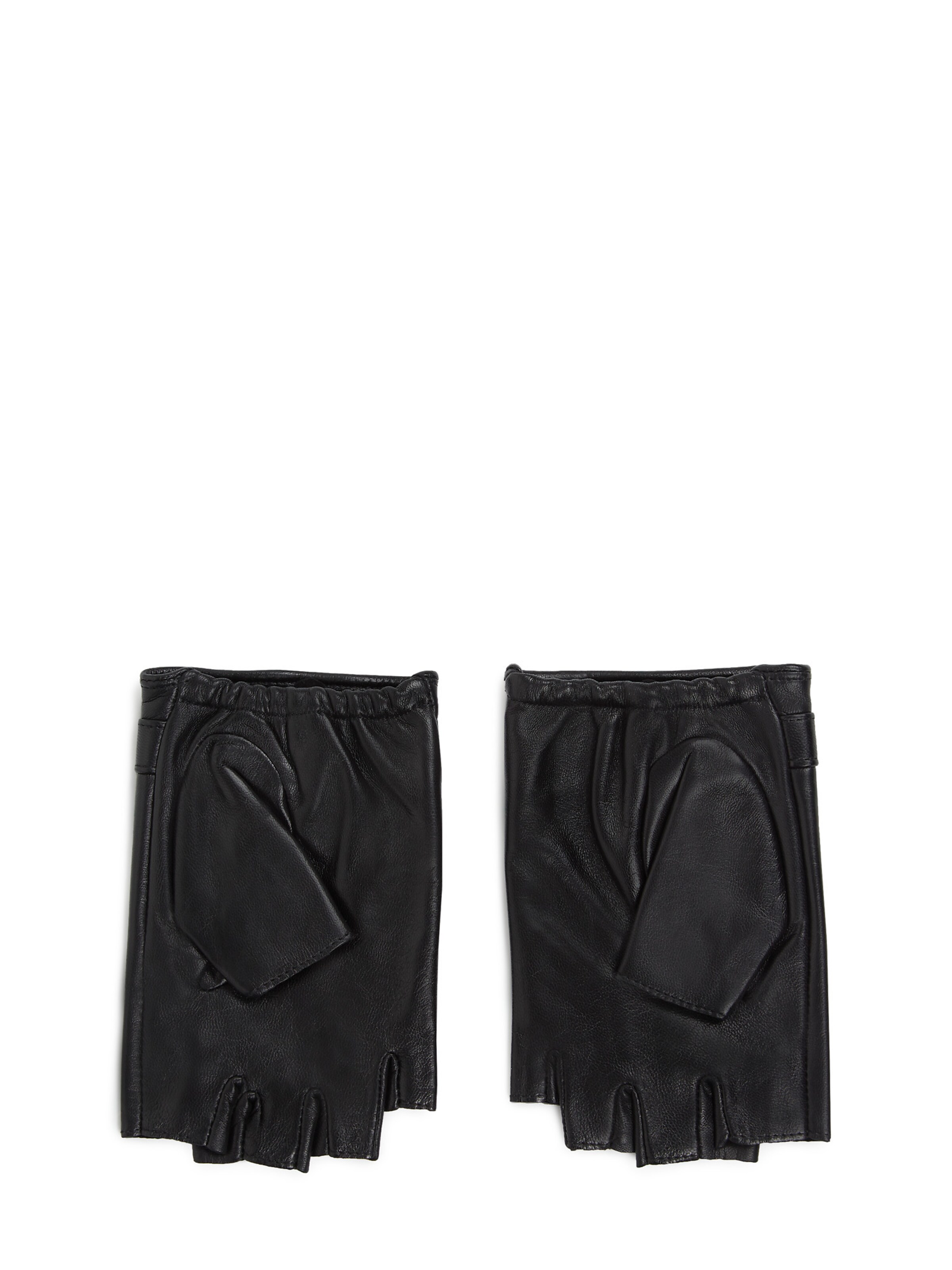 Karl Lagerfeld Rukavice bez prstov - Čierna