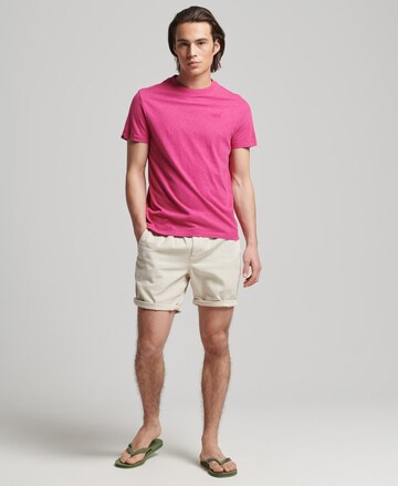 Superdry T-Shirt  'Essential' in Pink