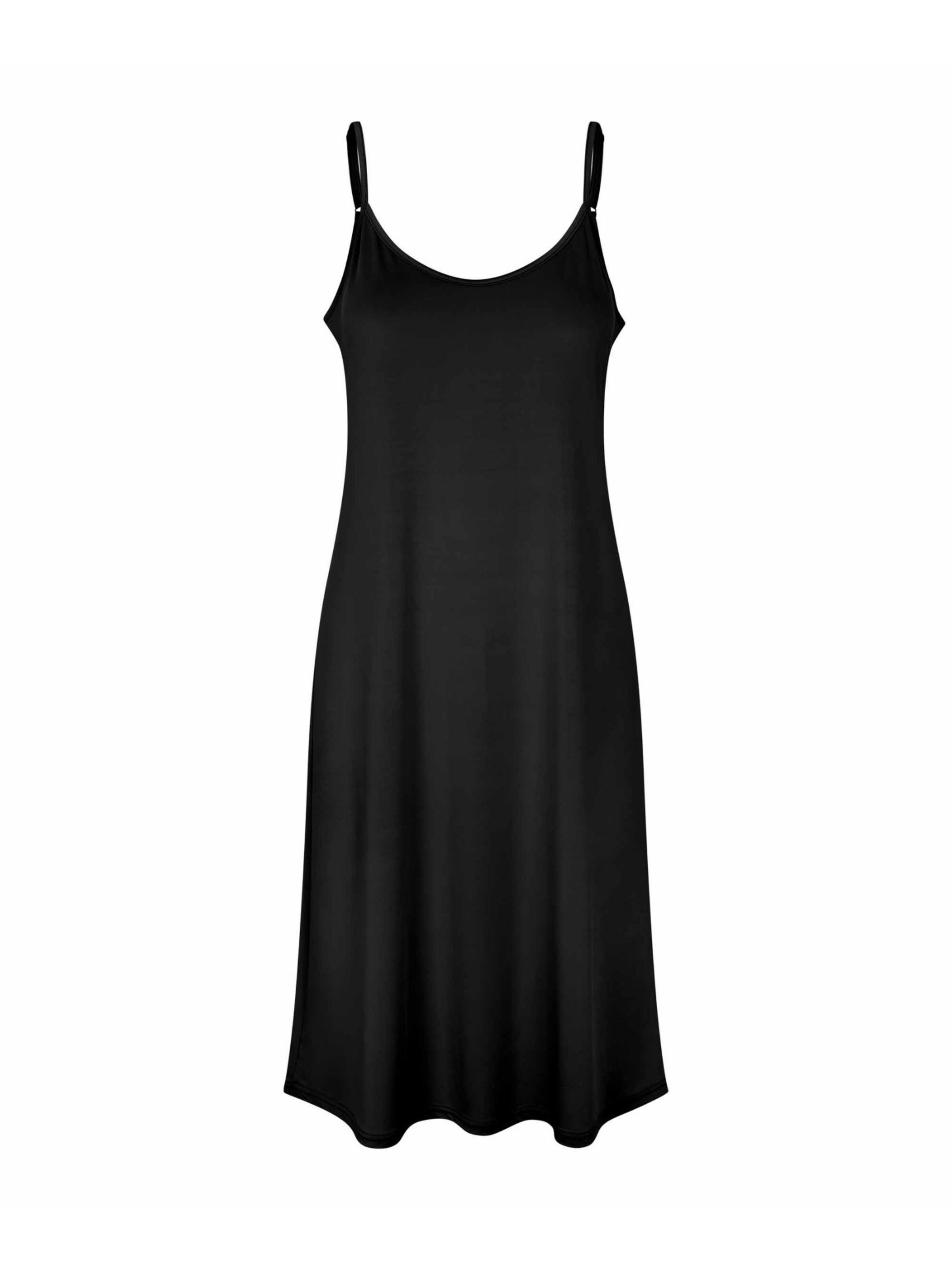 Chemise de nuit 'MaHonni' Masai en noir : devant