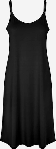 Chemise de nuit 'MaHonni' Masai en noir : devant