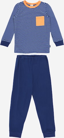 SCHIESSER Pajamas 'Natural Love' in Blue: front