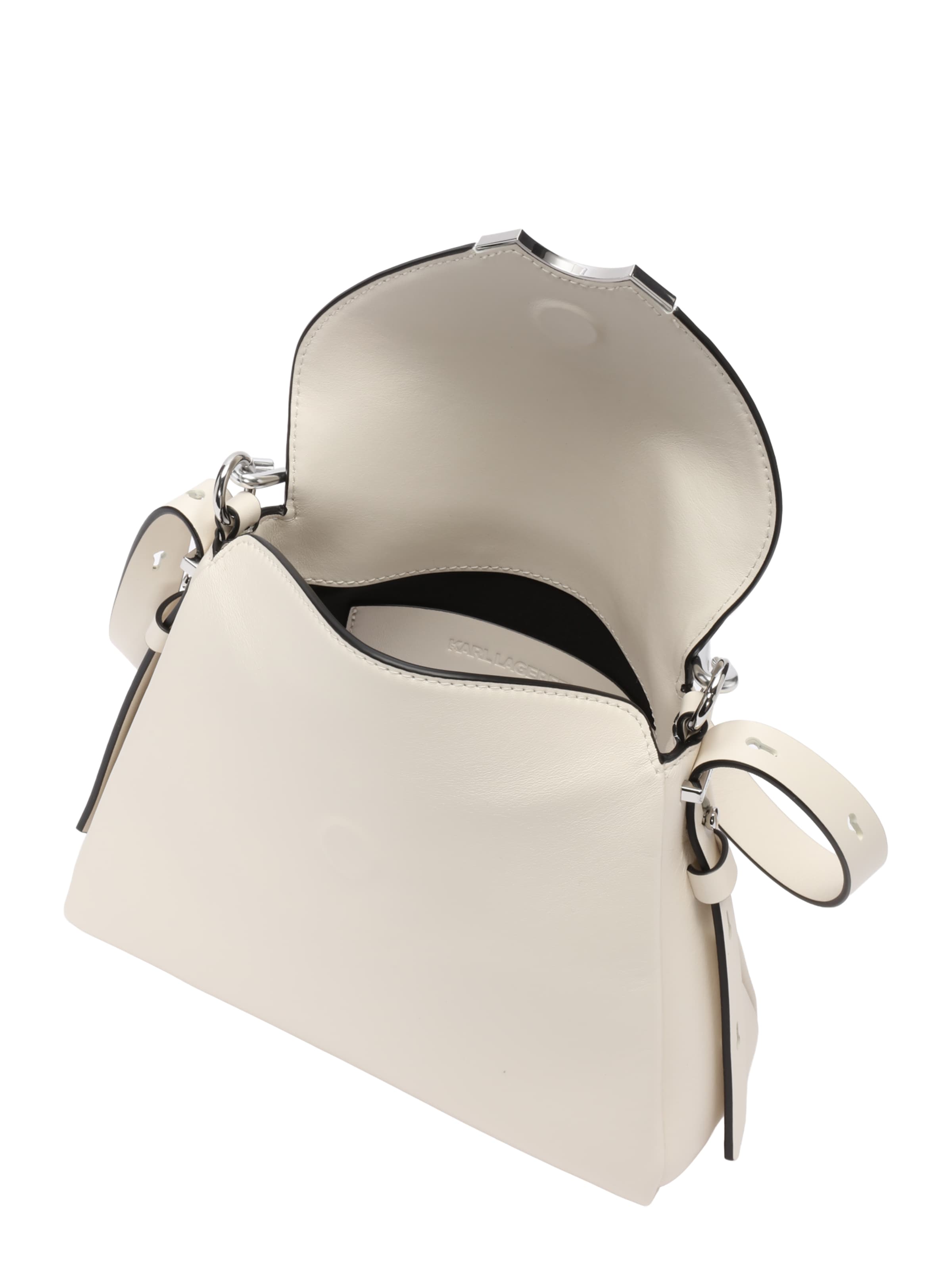 Karl Lagerfeld Сумки 'STUDIO' в Белый: сверху