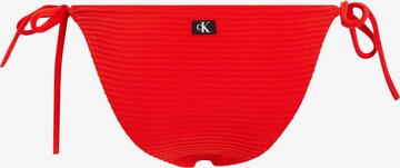 Calvin Klein Swimwear Bikini Bottoms in Red