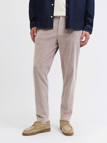 JACK & JONES Tapered Chinohousut 'JPStace' värissä harmaa: etupuoli