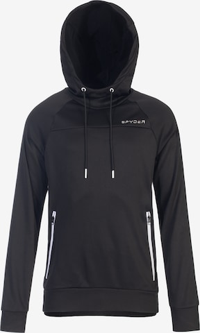 Spyder Sports sweatshirt in Black: front