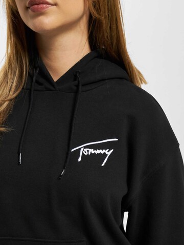 Tommy Jeans Sweatshirt 'Signature' in Schwarz