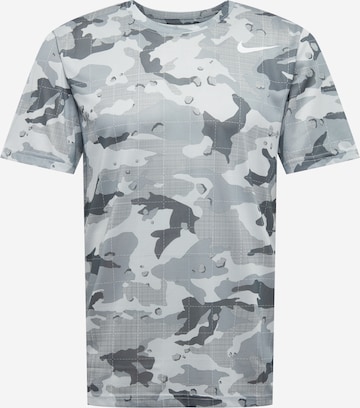 T-Shirt fonctionnel NIKE en gris : devant