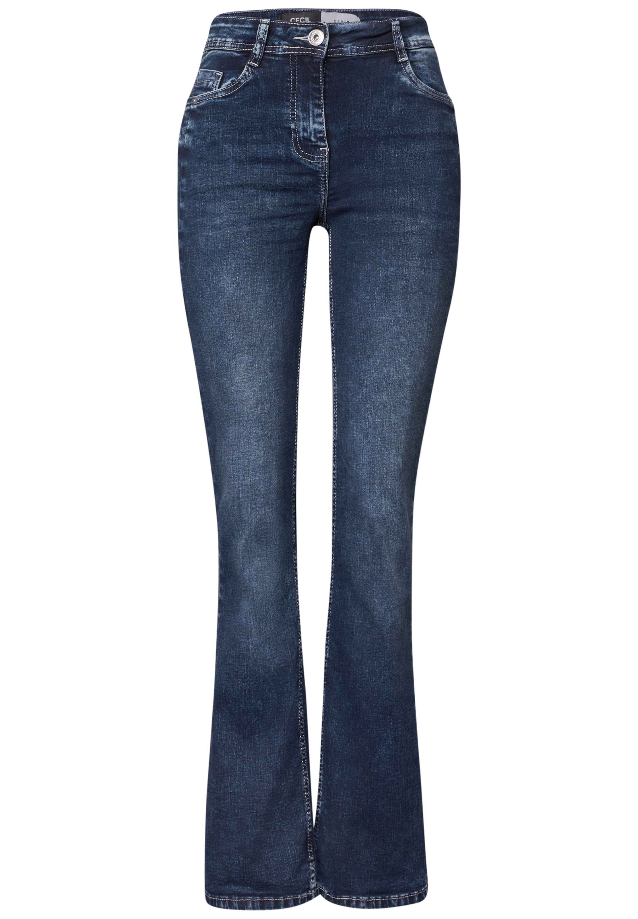 Bootcut Jean CECIL en bleu : devant
