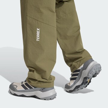 ADIDAS TERREX - regular Pantalón de montaña 'Xperior Clima365' en verde