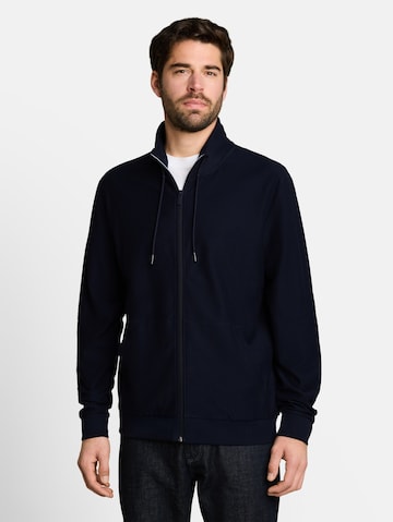 Veste de survêtement TOM TAILOR en bleu : devant
