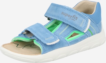 Sandale 'NINO' de la SUPERFIT pe albastru: față