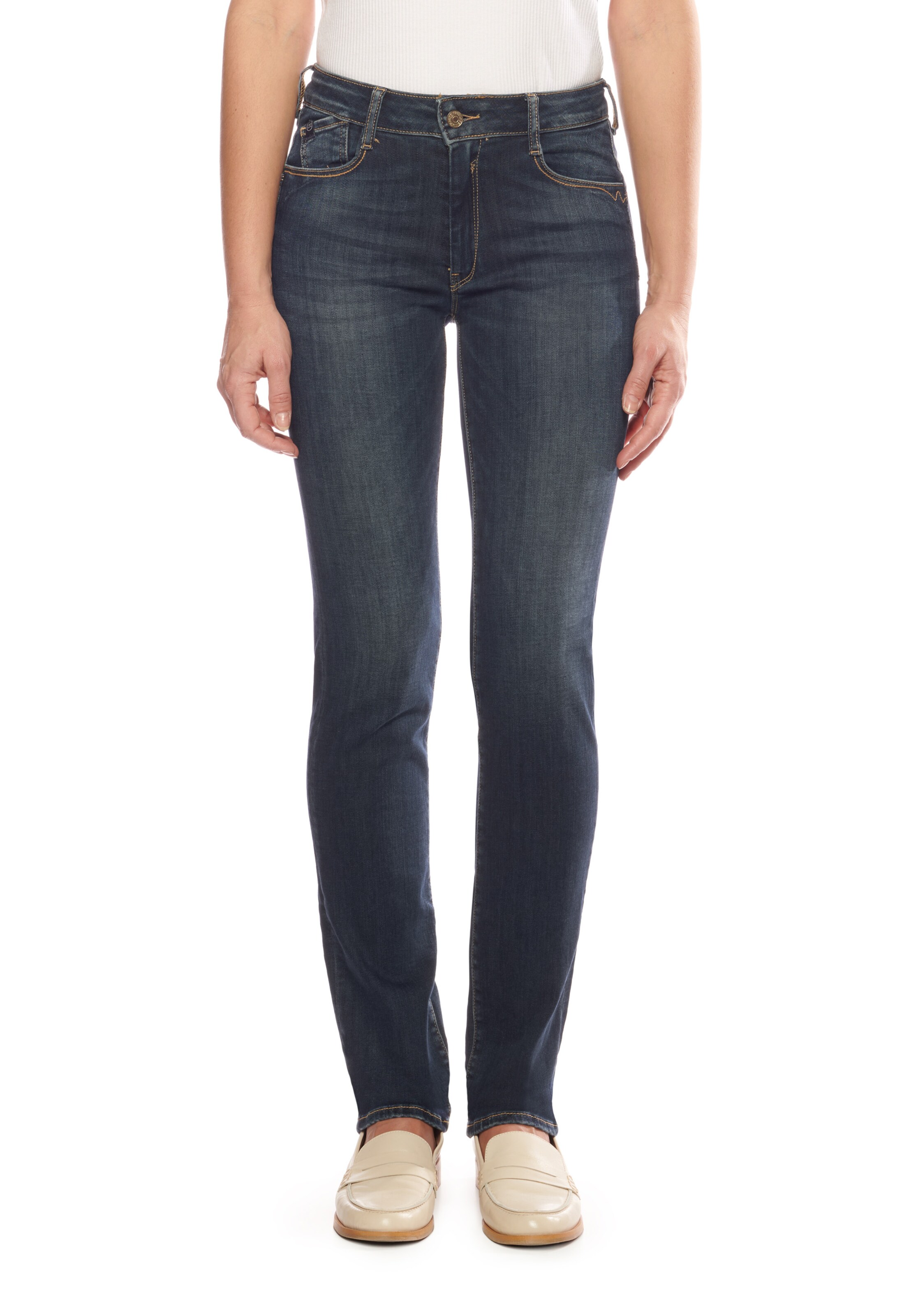 Le Temps Des Cerises Skinny Jeans 'Pulphigr' in Blue: front