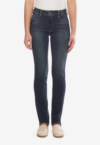 Le Temps Des Cerises Regular Jeans 'PULPHIGR' in Blue: front