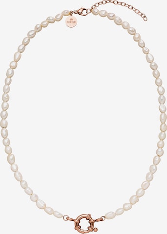 PURELEI Kette 'Pearl Charm' in Gold: Vorderseite