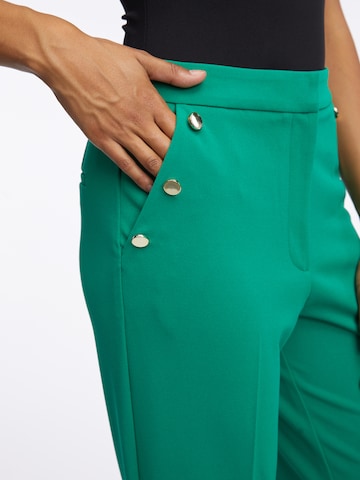 Orsay Wide leg Pleated Pants in Green