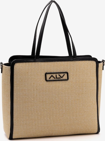 Borsa a spalla di ALV By Alviero Martini in beige: frontale