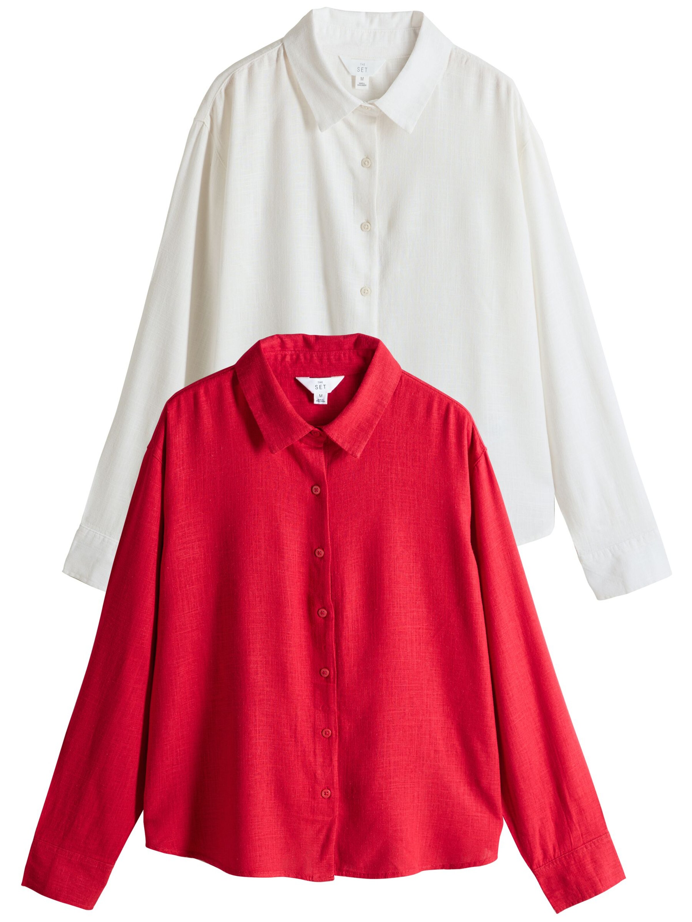 The Set Pluus verepunane / valge, Tootevaade