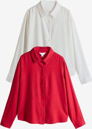 The Set Bluza u krvavo crvena / bijela, Pregled proizvoda