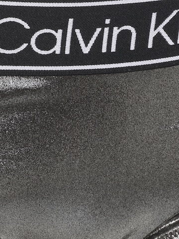 Calvin Klein Swimwear Plus Bikini Bottoms in Grey