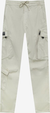 Pantalon cargo Pull&Bear en gris : devant