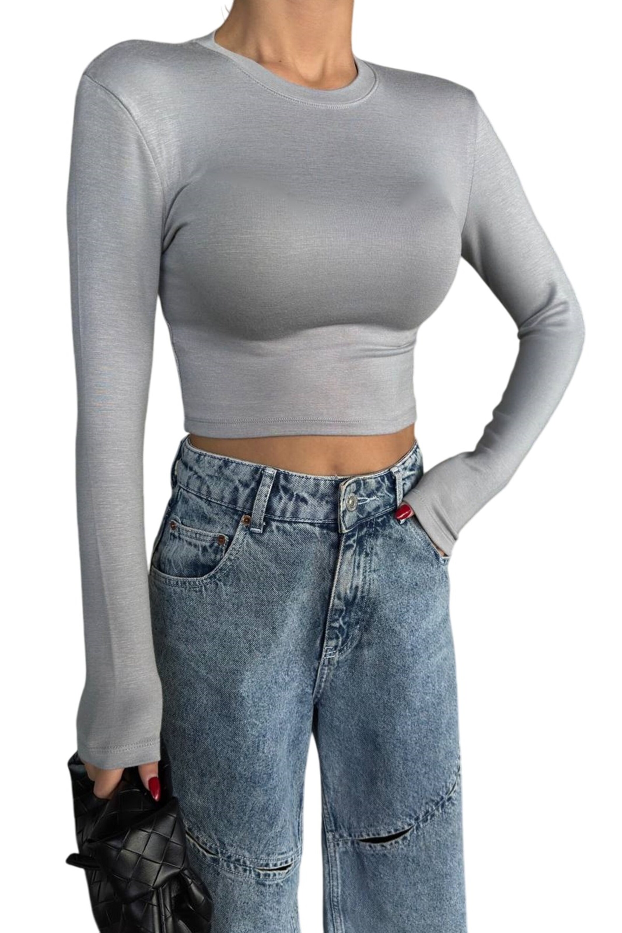 WOMAN VISION Shirt in Grijs