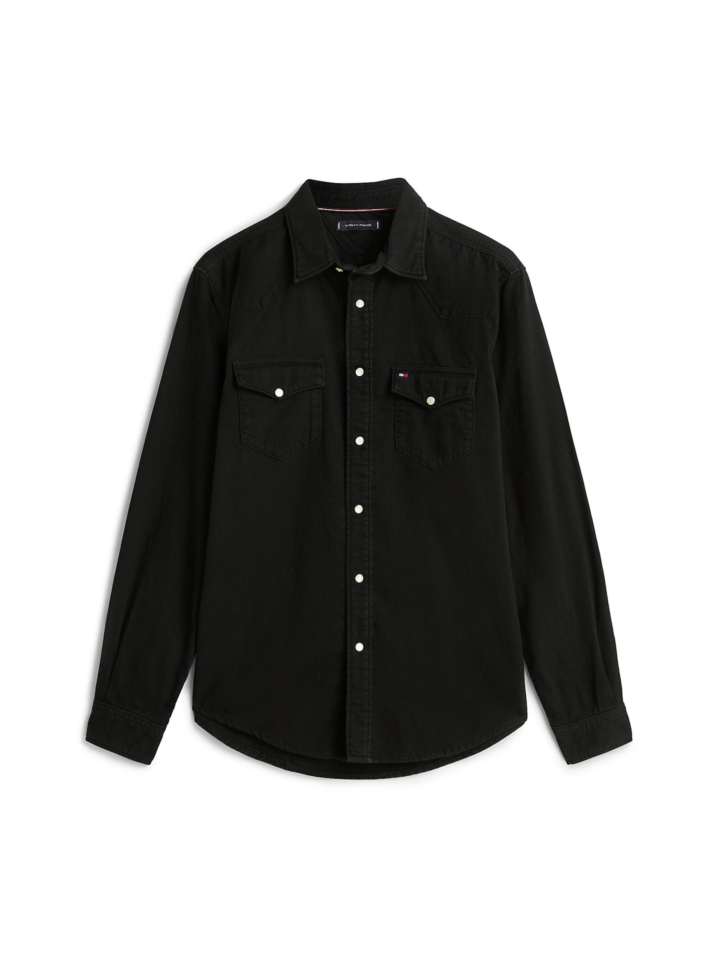 TOMMY HILFIGER Hemd in schwarz, Produktansicht
