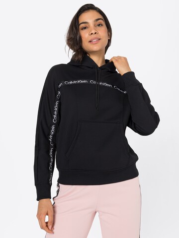 Calvin Klein Sport Sweatshirt in Black: front