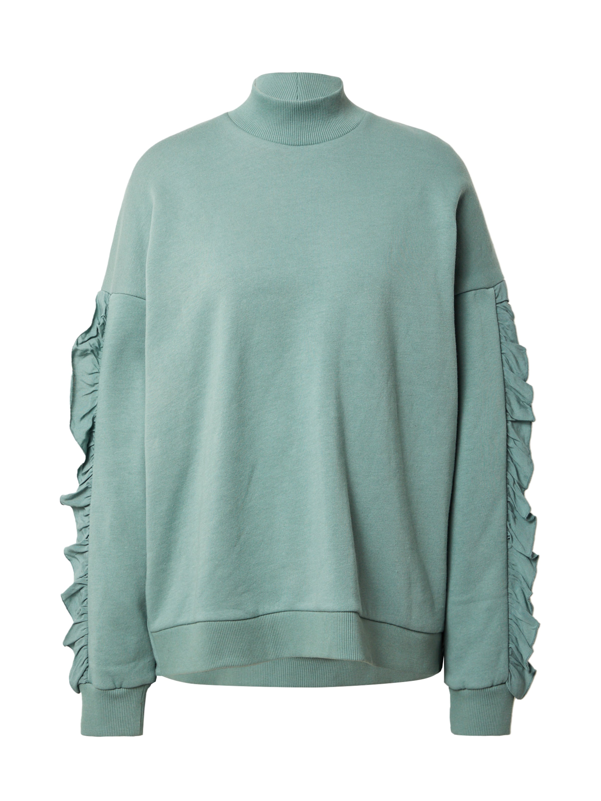 florence by mills exclusive for ABOUT YOU Mikina 'Orchid' – zelená: přední strana