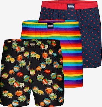 Happy Shorts Boxer shorts ' Beer'n'Stripes ' in Mixed colors: front