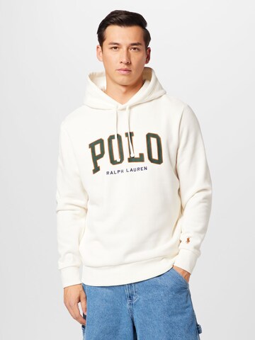 Polo Ralph Lauren Sweatshirt in Wit: voorkant