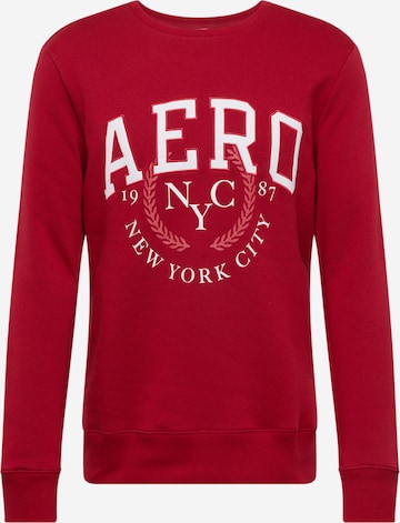 AÉROPOSTALE Sweatshirt 'NYC 1987' in Rot: predná strana