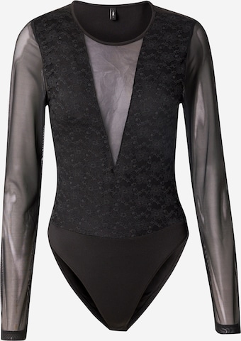 ONLYBodi majica - crna boja: prednji dio